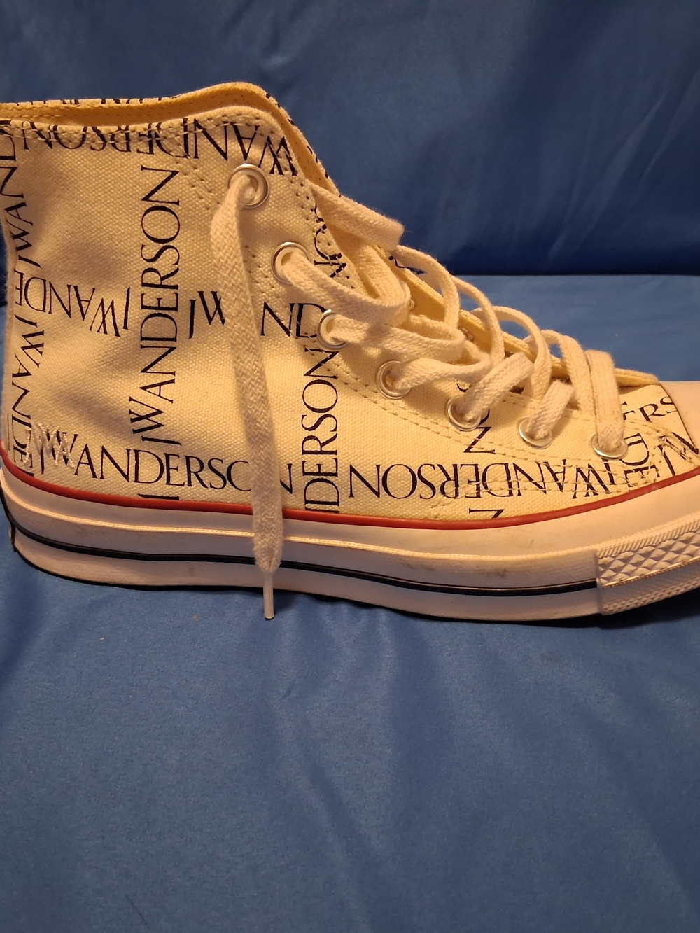 Converse Chuck 70 J.W. Anderson Grid High Top Sneaker White/Black 160808C - Picture 2 of 9